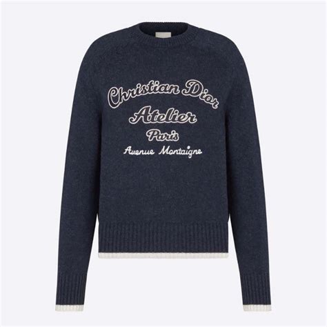 dior pullover grau|christian dior sweater women's.